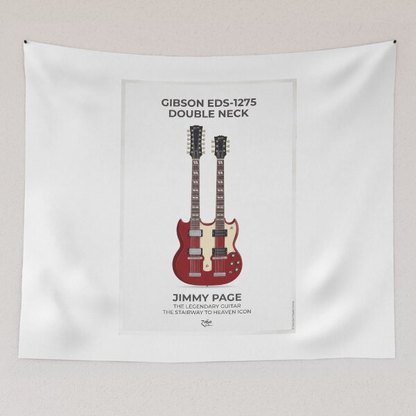 Item preview, Jimmy Page’s DOUBLE NECK designed and sold by Theodor Decker.