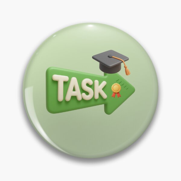 Item preview, Task Graduation Cap - 3D Arrow Icon  designed and sold by PixellaneArt.