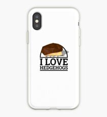 Low Poly Hedgehog - I Love Hedgehogs iPhone Case