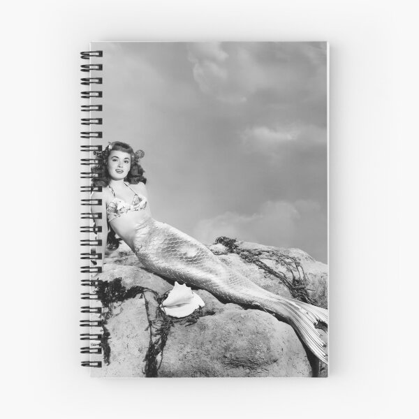 Item preview, Neptune's Other Daughter, Miranda, Princess of the Seas funny vintage black and white photographic art print designed and sold by Astrid Arkhangelsky.