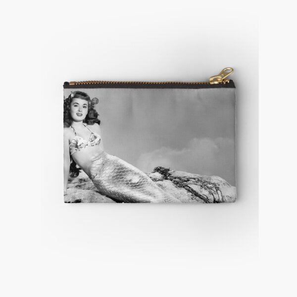 Item preview, Neptune's Other Daughter, Miranda, Princess of the Seas funny vintage black and white photographic art print designed and sold by Astrid Arkhangelsky.