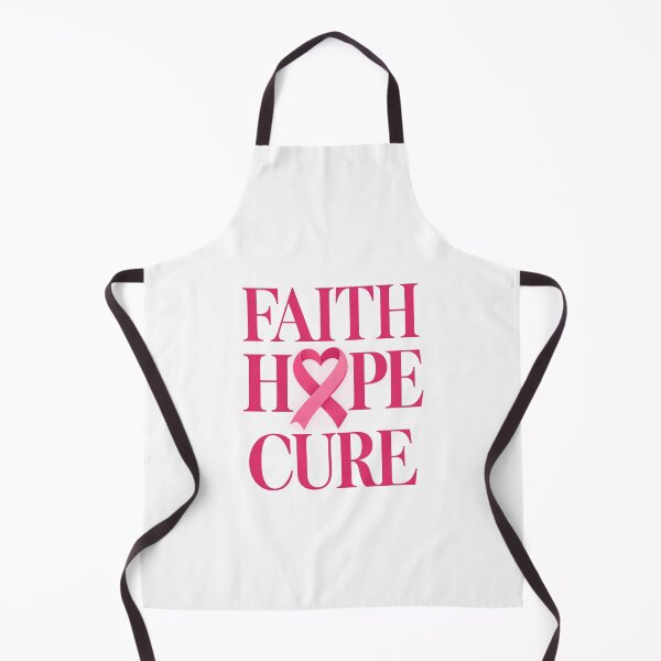 Item preview, Faith Hope Cure Pink Ribbon Breast Cancer Heart designed and sold by UniversPlant | Blooming with Hope.