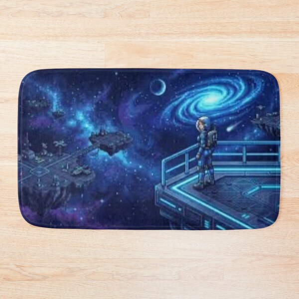 Item preview, Cosmic Journey Through a Pixel Art Universe designed and sold by EchoWave11.