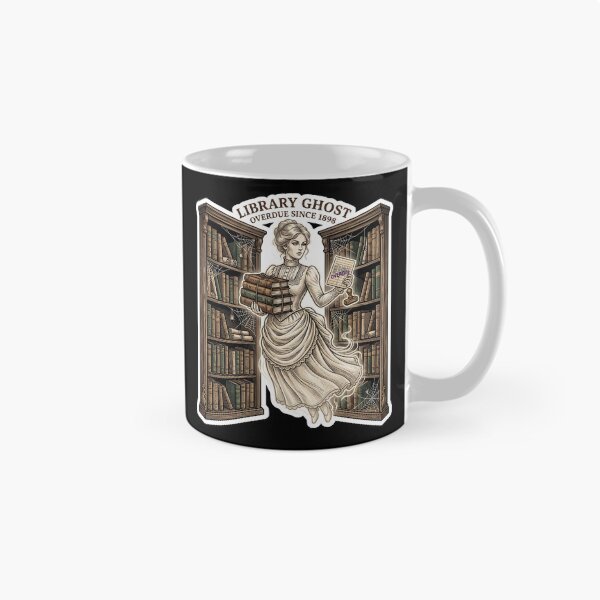 Item preview, Library Ghost, Overdue Since 1898 — Dark Academia designed and sold by TheCalmEdit.