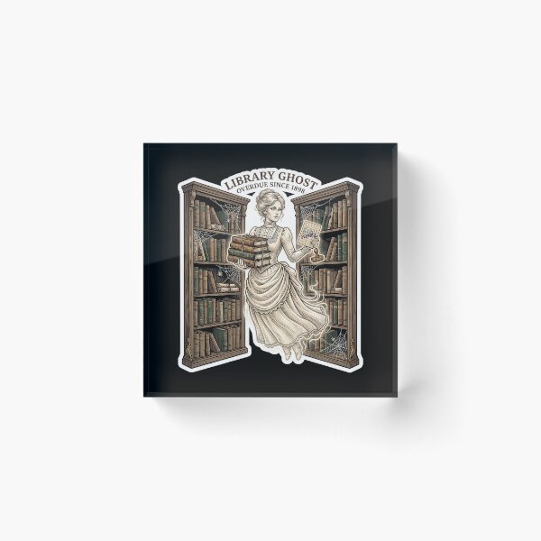Item preview, Library Ghost, Overdue Since 1898 — Dark Academia designed and sold by TheCalmEdit.
