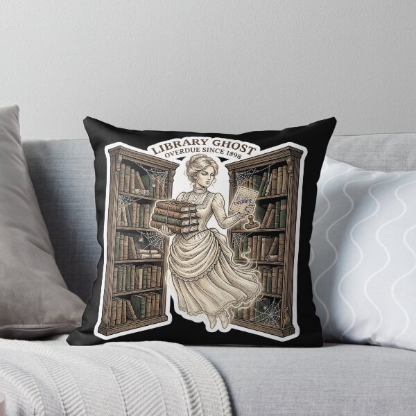Item preview, Library Ghost, Overdue Since 1898 — Dark Academia designed and sold by TheCalmEdit.