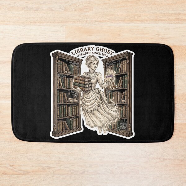 Item preview, Library Ghost, Overdue Since 1898 — Dark Academia designed and sold by TheCalmEdit.