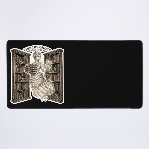 Item preview, Library Ghost, Overdue Since 1898 — Dark Academia designed and sold by TheCalmEdit.