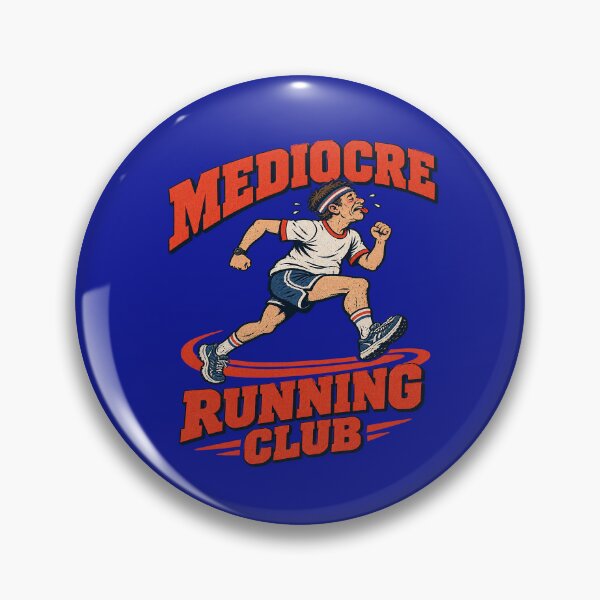 Item preview, Mediocre Running Club, Funny Retro Runner. designed and sold by Endless7Art.