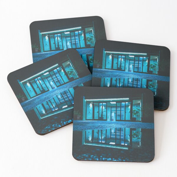 Item preview, neon blue building designed and sold by indicolite1.