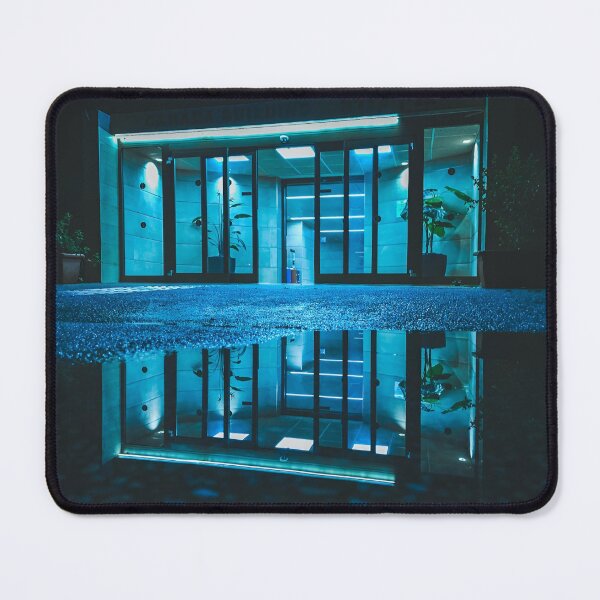 Item preview, neon blue building designed and sold by indicolite1.