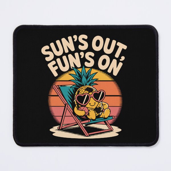 Item preview, Funny Vacation – Retro Tropical pineapple Summer Beach Party Vibes designed and sold by Taans-Creation.