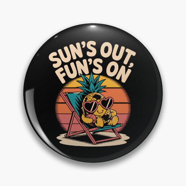 Item preview, Funny Vacation – Retro Tropical pineapple Summer Beach Party Vibes designed and sold by Taans-Creation.