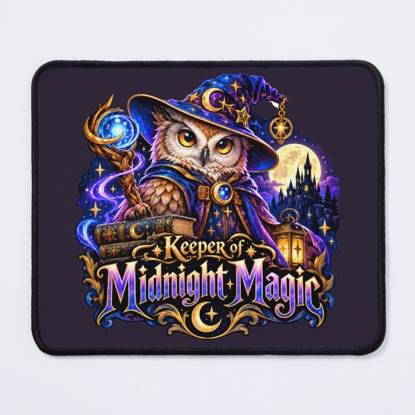 Item preview, Keeper of Midnight Magic Owl designed and sold by PixoNest.
