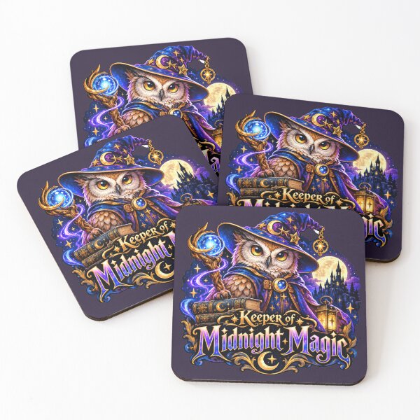 Item preview, Keeper of Midnight Magic Owl designed and sold by PixoNest.
