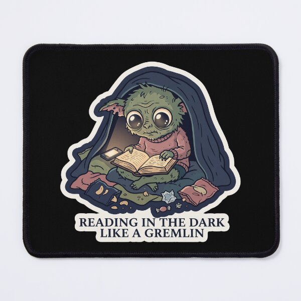 Item preview, Reading in the Dark Like a Gremlin — Booktok designed and sold by TheCalmEdit.
