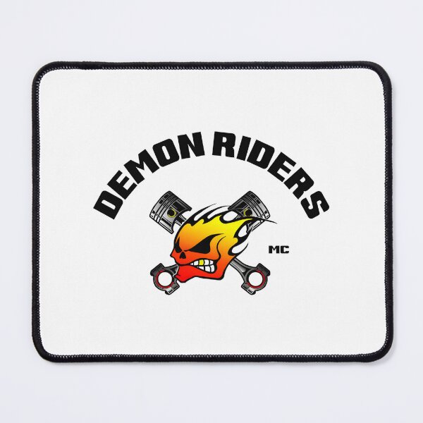 Item preview, Demon Rider Motorcycle Club Graphic Design with Dark and Edgy Biker Theme designed and sold by zanahoricida.
