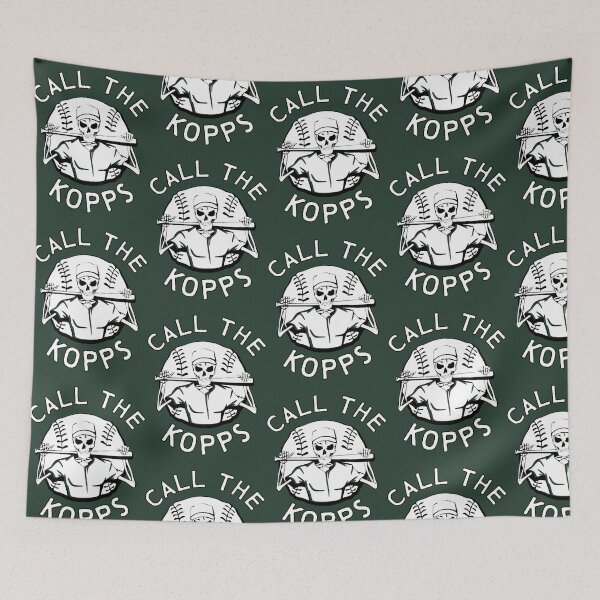 Item preview, Call the Kopps - skull baseball designed and sold by pattiringboxx.