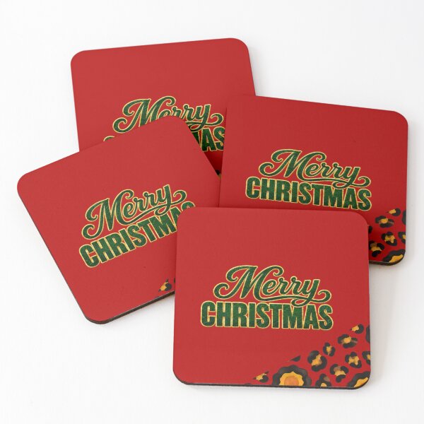 Item preview, Merry Christmas Leopard Rosettes  designed and sold by annenambiro.