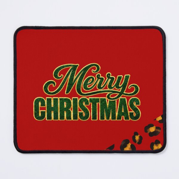 Item preview, Merry Christmas Leopard Rosettes designed and sold by annenambiro.