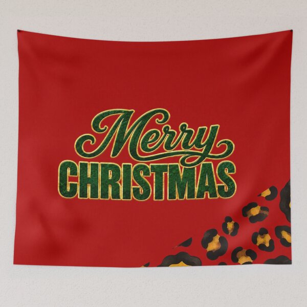 Item preview, Merry Christmas Leopard Rosettes  designed and sold by annenambiro.