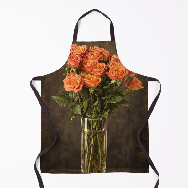 Item preview, Apricot Roses Against a Dark Textured Background designed and sold by Kimberly Palmer.