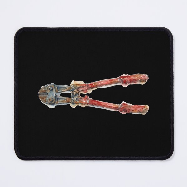 Item preview, Title: Vintage Watercolor Heavy Duty Bolt Cutter Artwork designed and sold by bvdesignart.