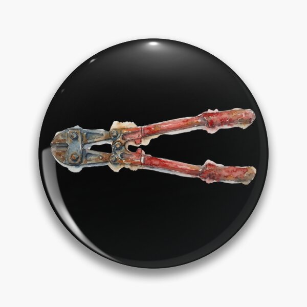 Item preview, Title: Vintage Watercolor Heavy Duty Bolt Cutter Artwork    designed and sold by bvdesignart.