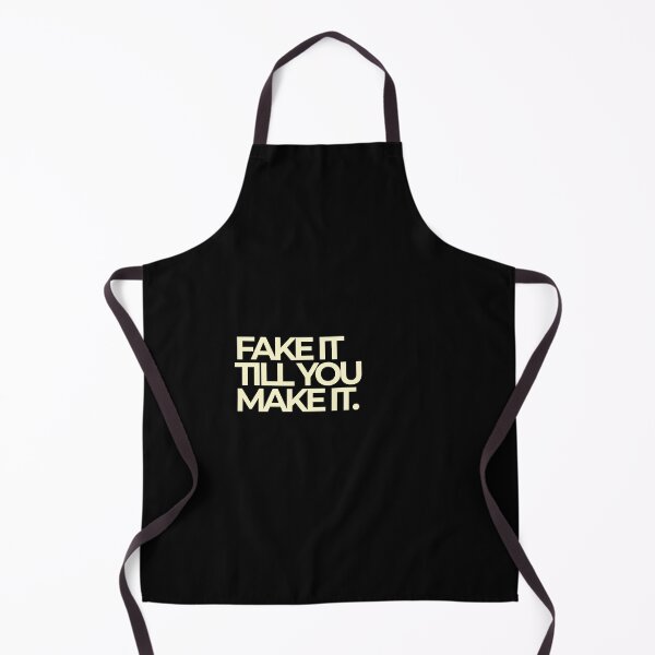 Item preview, Fake It Till You Make It Bold Typography Quote designed and sold by Luz Oroño.