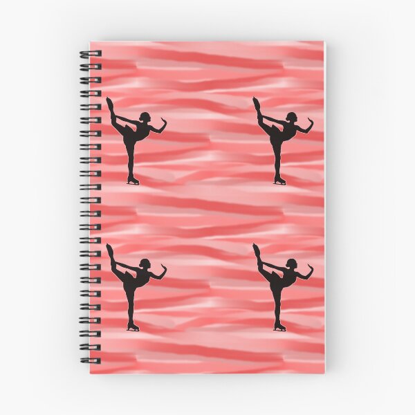 Item preview, Pattern - Pinkish Layers with Figure Skater designed and sold by ZepoPublishing.