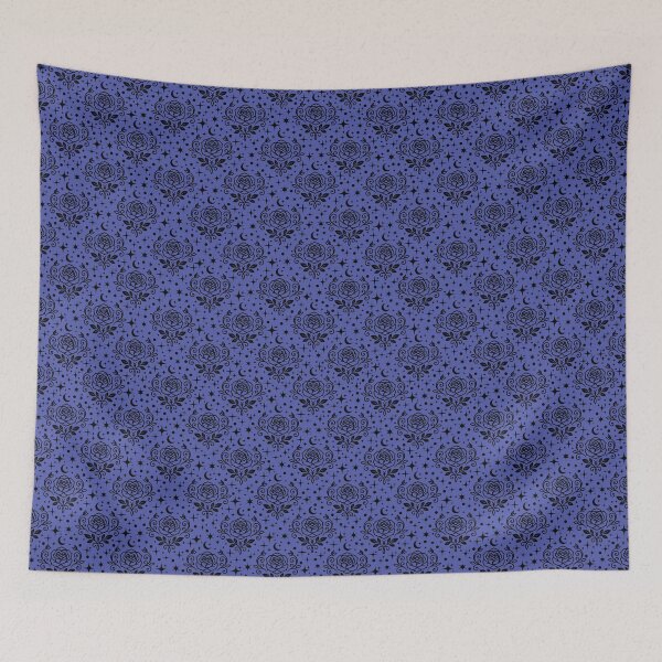 Item preview, Roses, Stars & Dots on Blue  designed and sold by KSimpson838.