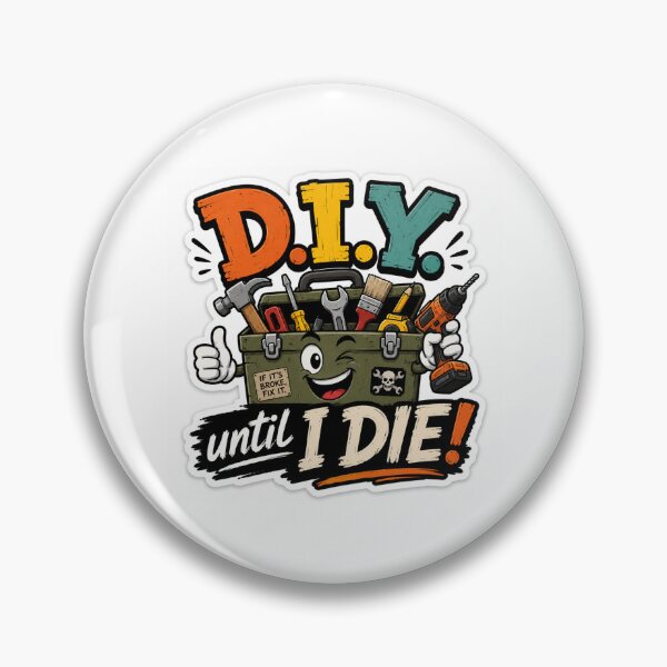 Item preview, DIY until I DIE - Toolbox designed and sold by BB-Sticker-Co.