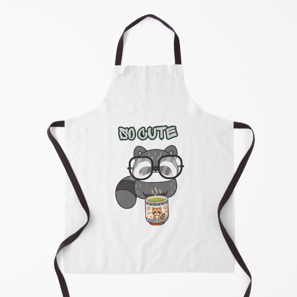 Item preview, So Cute Raccoon Glasses Matcha Green Tea Kawaii Anime Aesthetic designed and sold by LensDyn™.