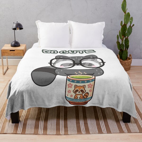 Item preview, So Cute Raccoon Glasses Matcha Green Tea Kawaii Anime Aesthetic designed and sold by LensDyn™.