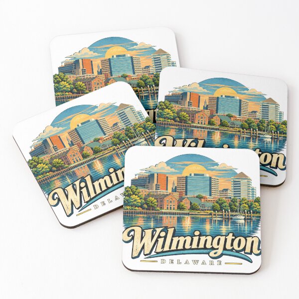 Item preview, Vintage Wilmington Delaware Travel Souvenir Landmark Gift designed and sold by MichaeIRellov.