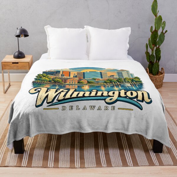 Item preview, Vintage Wilmington Delaware Travel Souvenir Landmark Gift designed and sold by MichaeIRellov.