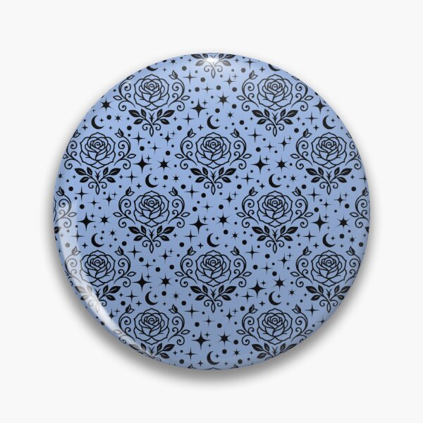 Item preview, Roses, Stars & Dots on Light Blue  designed and sold by KSimpson838.