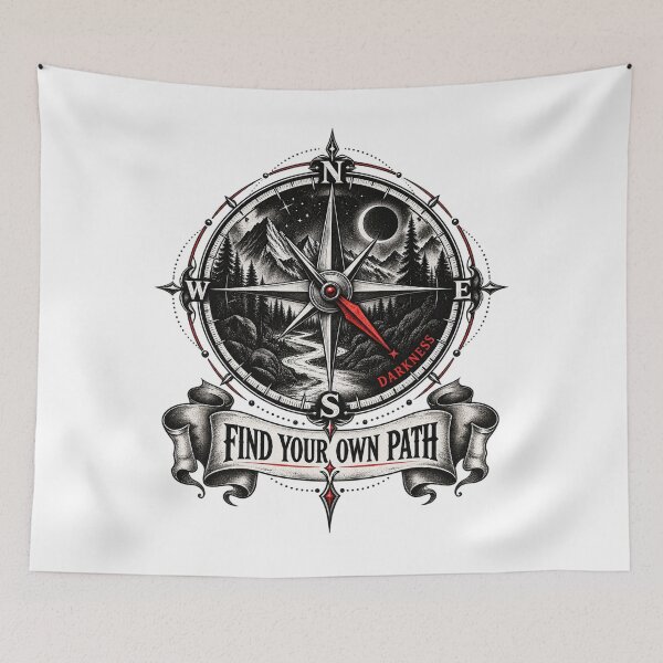 Item preview, Dark Compass designed and sold by CleanLine Studio.