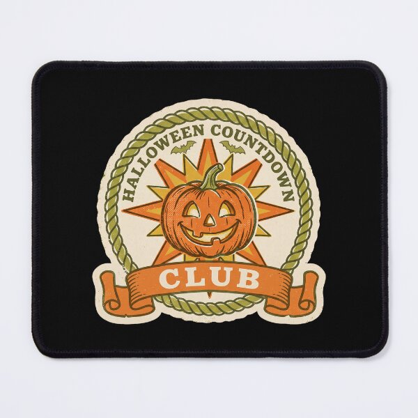Item preview, Halloween Countdown Club — Retro 70s Badge Art designed and sold by TheCalmEdit.
