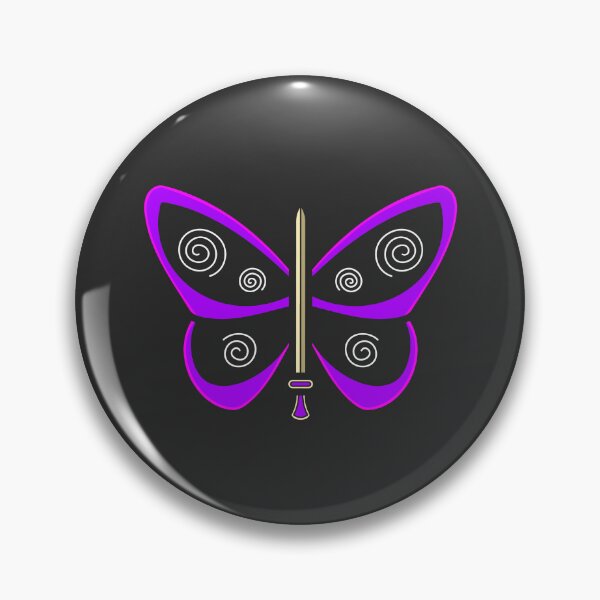 Item preview, Purple Butterfly With Sword designed and sold by BuenoStudio.