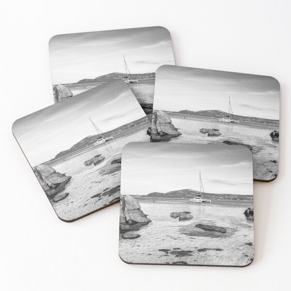 Item preview, Catamaran Vibe B&W Stranded in South Africa fine art designed and sold by Faith Based Decor & Art &Gifts.