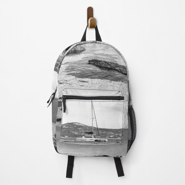 Item preview, Catamaran Vibe B&W Stranded in South Africa fine art designed and sold by Faith Based Decor & Art &Gifts.