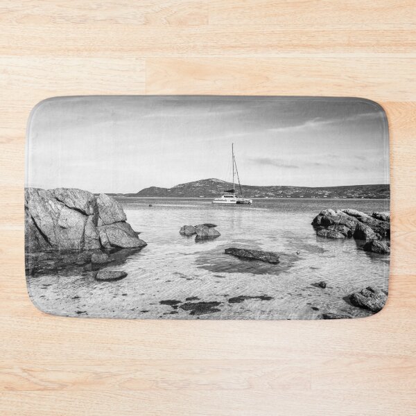 Item preview, Catamaran Vibe B&W Stranded in South Africa fine art designed and sold by Faith Based Decor & Art &Gifts.