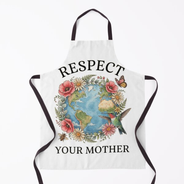 Item preview, Respect Your Mother Earth Floral Hummingbird designed and sold by NoeValdric.