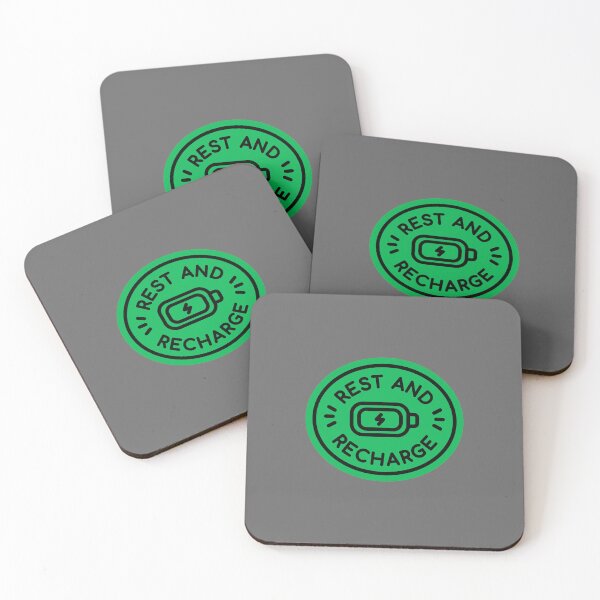 Item preview, Rest And Recharge Battery Badge - Mental Health & Self Care  designed and sold by PixellaneArt.