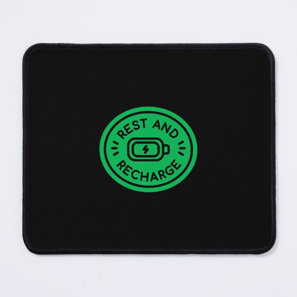 Item preview, Rest And Recharge Battery Badge - Mental Health & Self Care  designed and sold by PixellaneArt.