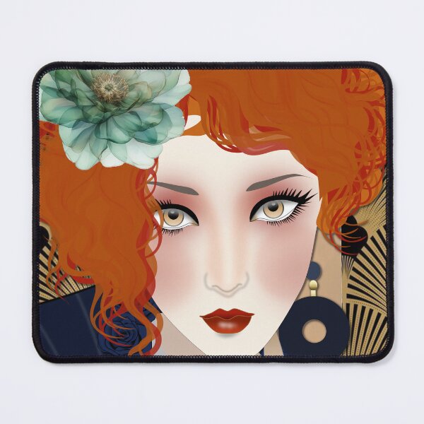 Item preview, Art Deco lady designed and sold by Sonia Jones Art.