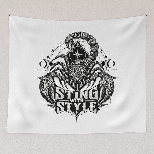 Item preview, Dark Tribal Scorpion designed and sold by CleanLine Studio.