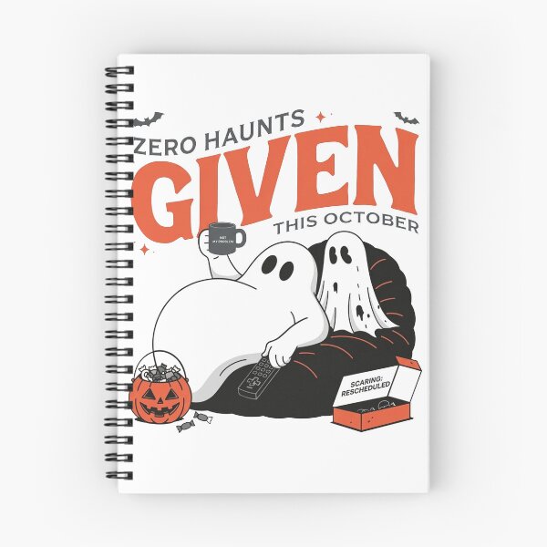 Item preview, Zero Haunts Given, Funny Halloween Ghost designed and sold by gidel-sales.