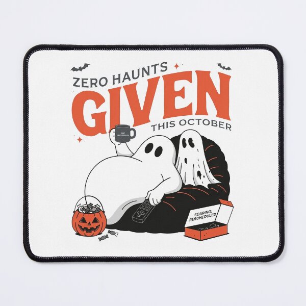 Item preview, Zero Haunts Given, Funny Halloween Ghost designed and sold by gidel-sales.